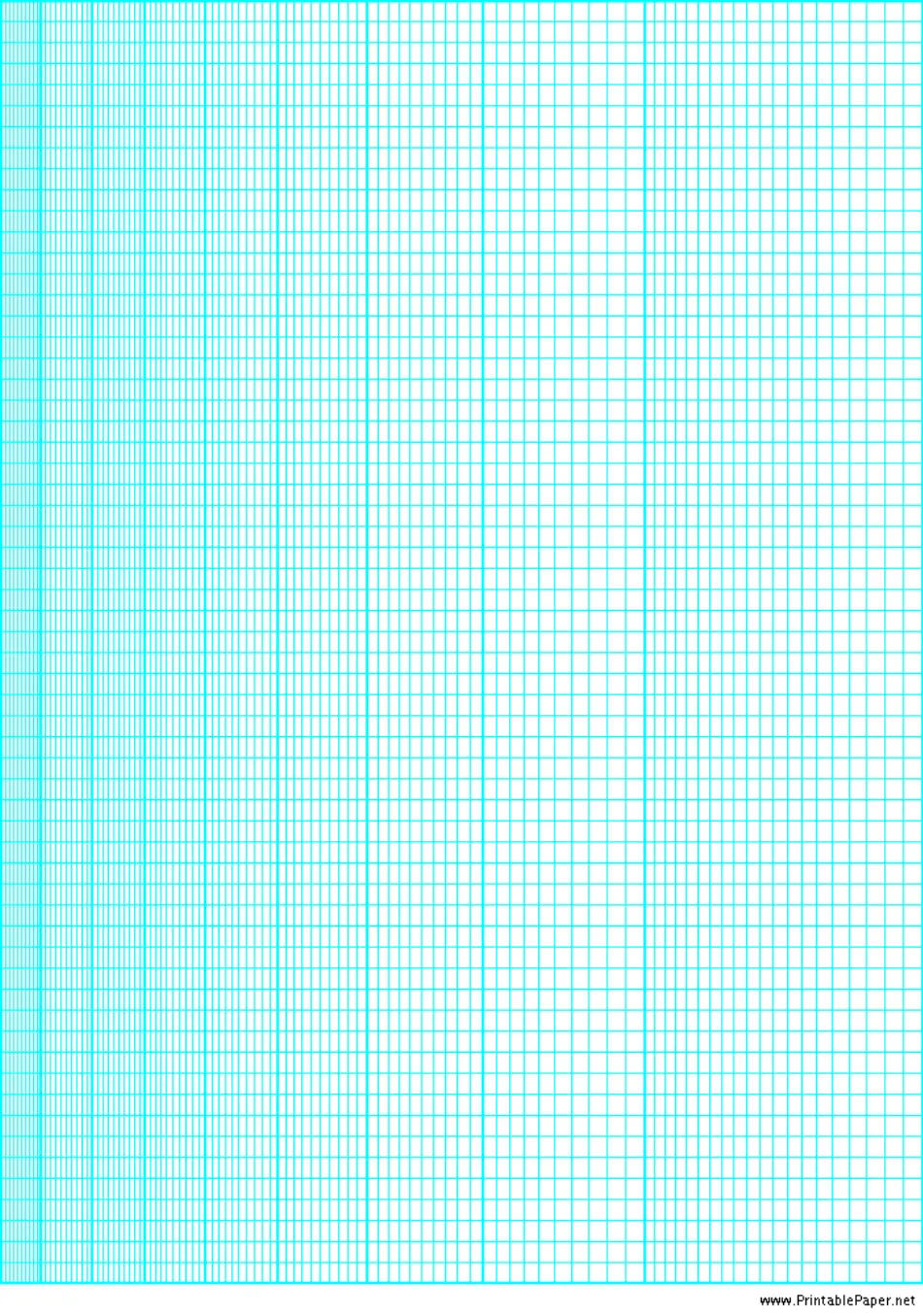 Cyan Semi log Paper Template Download Printable PDF Templateroller
