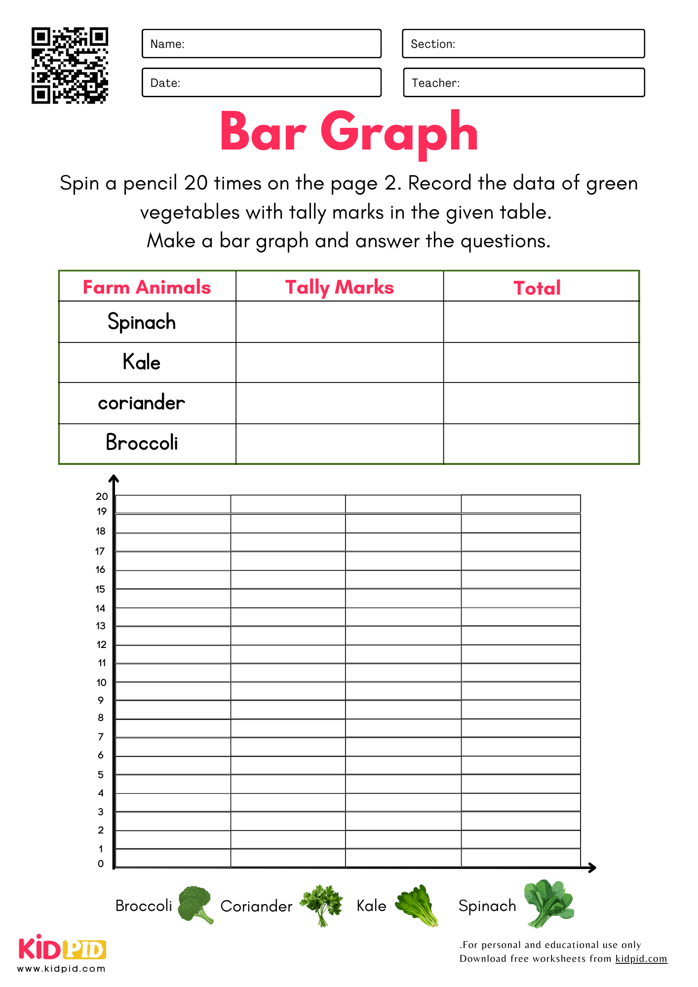 Blank Bar Graph Worksheet Blank Bar Graph Worksheet