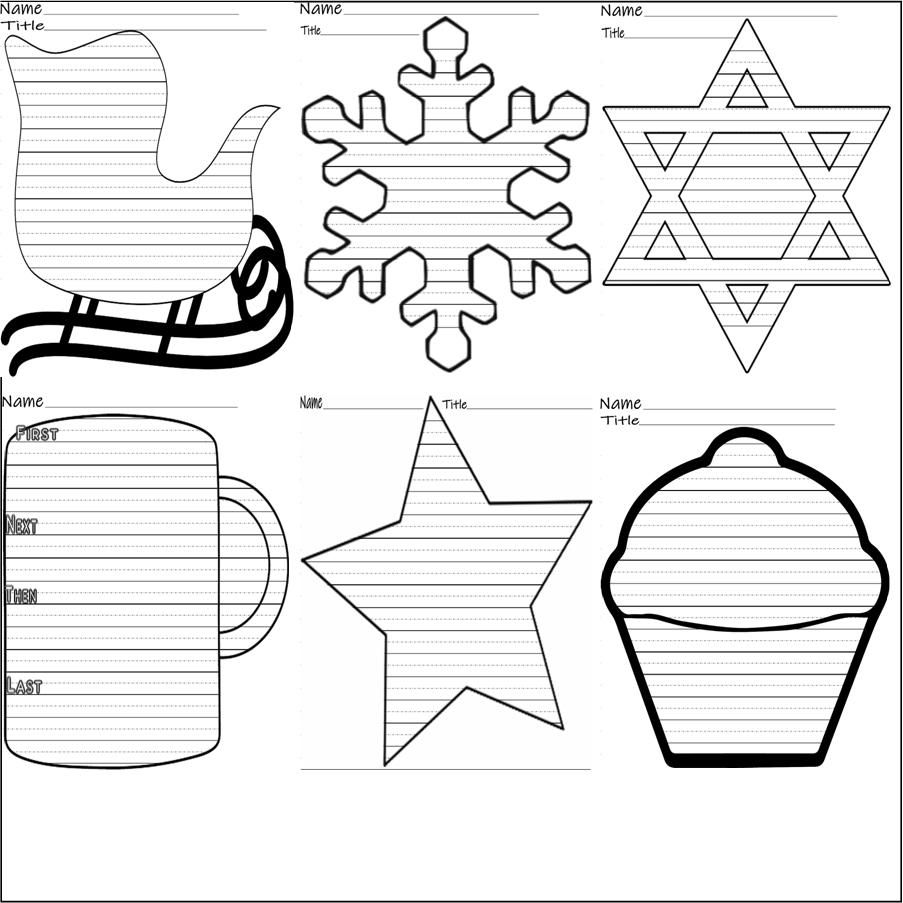 December 25 Daily Journal Writing Prompt Graphic Organizer Primary Lined Paper Christmas Month Made By Teachers