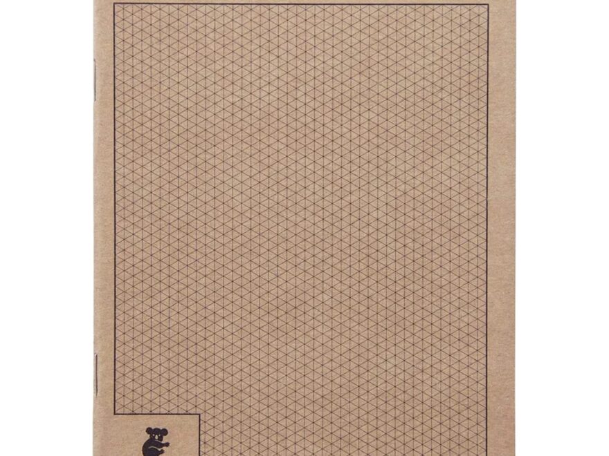 Departments Koala Tools 1 8 Mini Isometric Gridded Paper Notebook 60 Pages 5 x7
