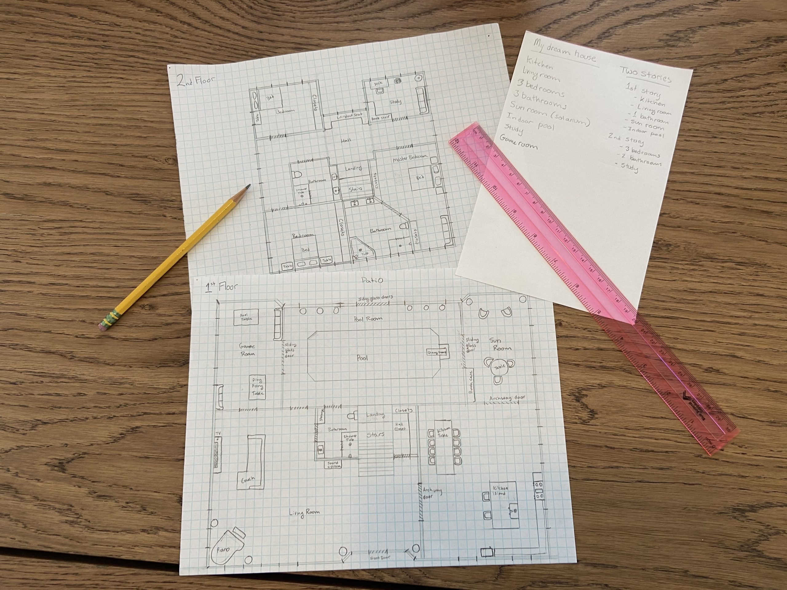 Dream Home Design Graph Paper