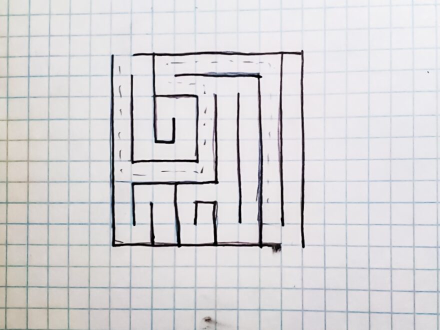 DIY Mazes With Graph Paper