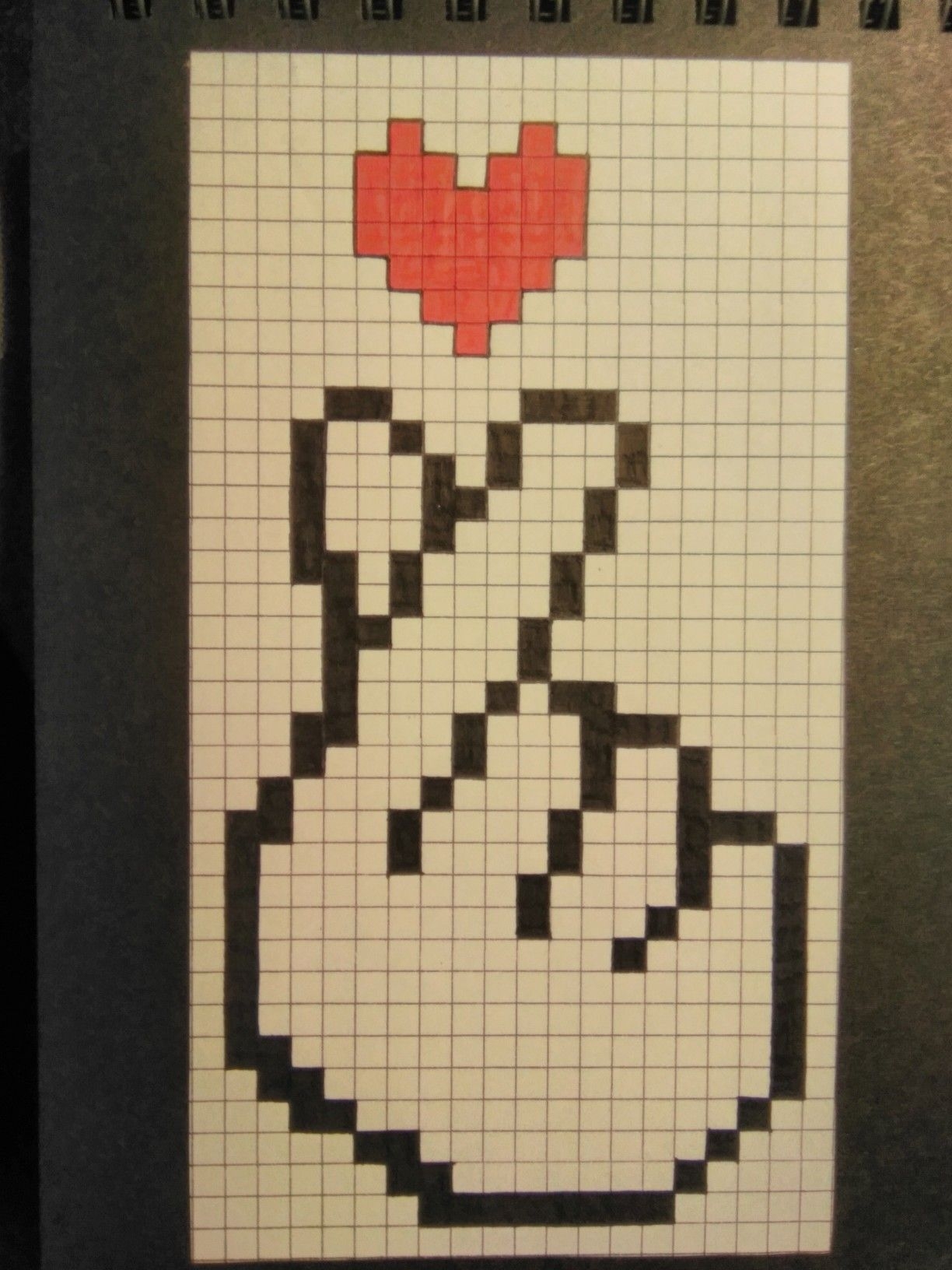 Cute Graph Paper Drawings