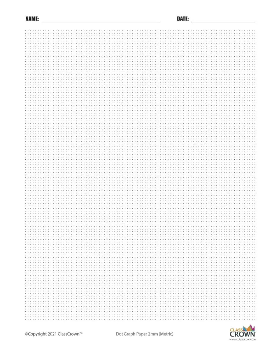 I Need A Sheet Of Graph Paper