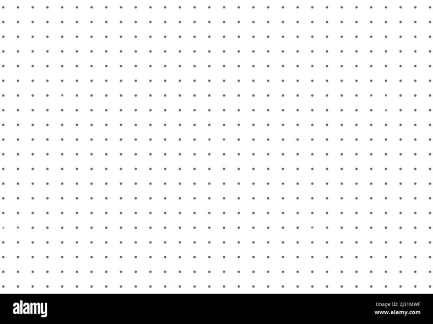 Dotted Grid Seamless Pattern For Bullet Journal Black Point Texture Black Dot Grid For Notebook Paper Vector Illustration On White Background Stock Vector Image Art Alamy