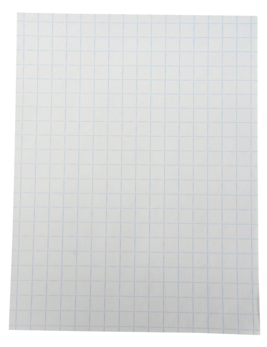 Double Sided Graph Paper 8 1 2 X 11 Inches 1 2 Inch Rule White Pack Of 50 EBay