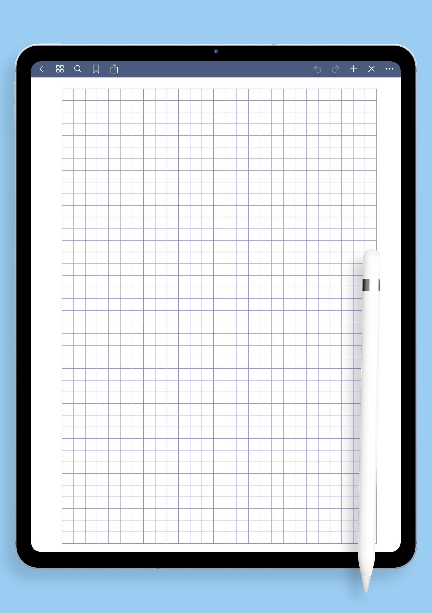 Download Printable 0 5 Cm Grid Paper Printable Blue PDF