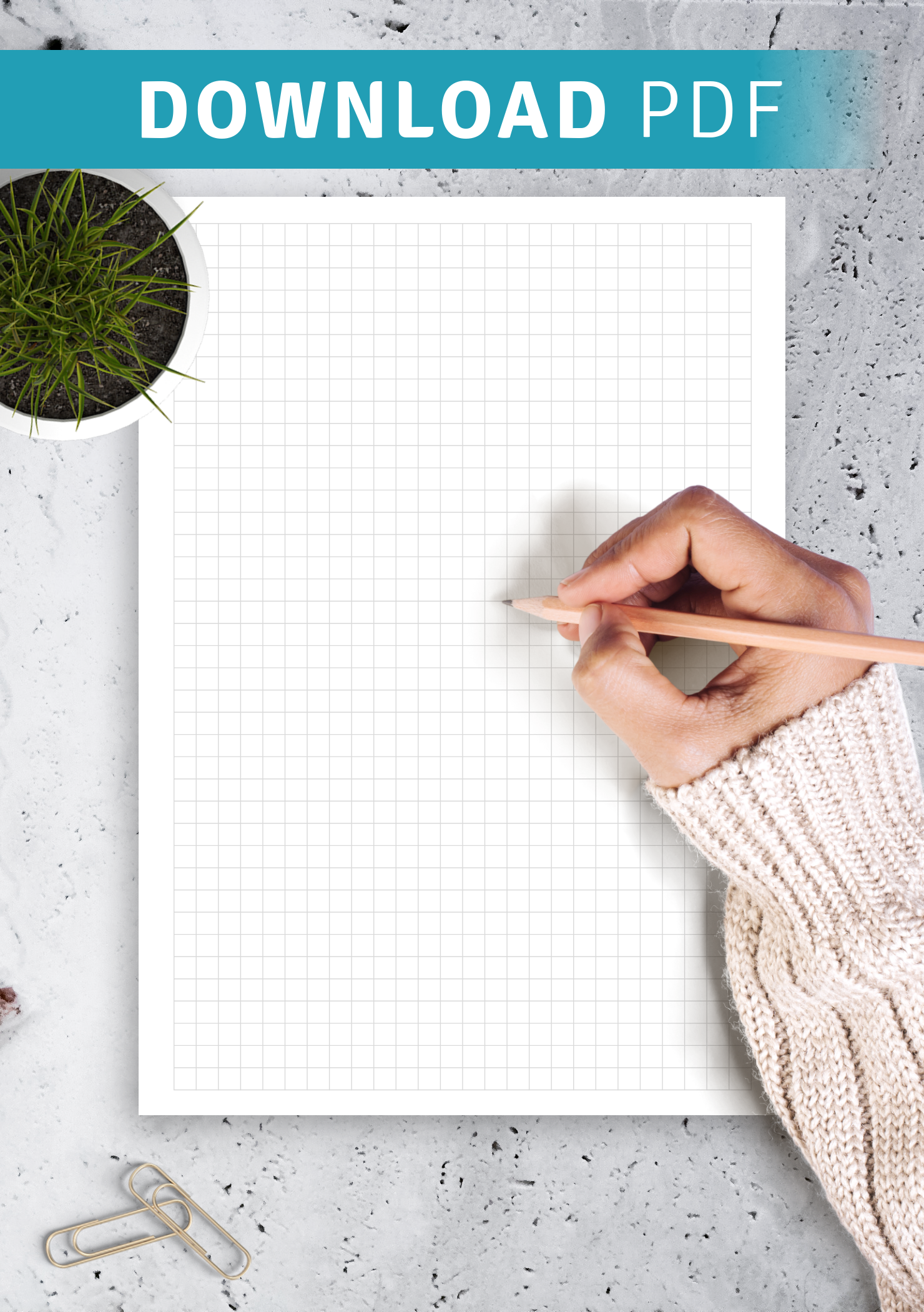 Download Printable 5 Squares Per Inch Graph Paper PDF