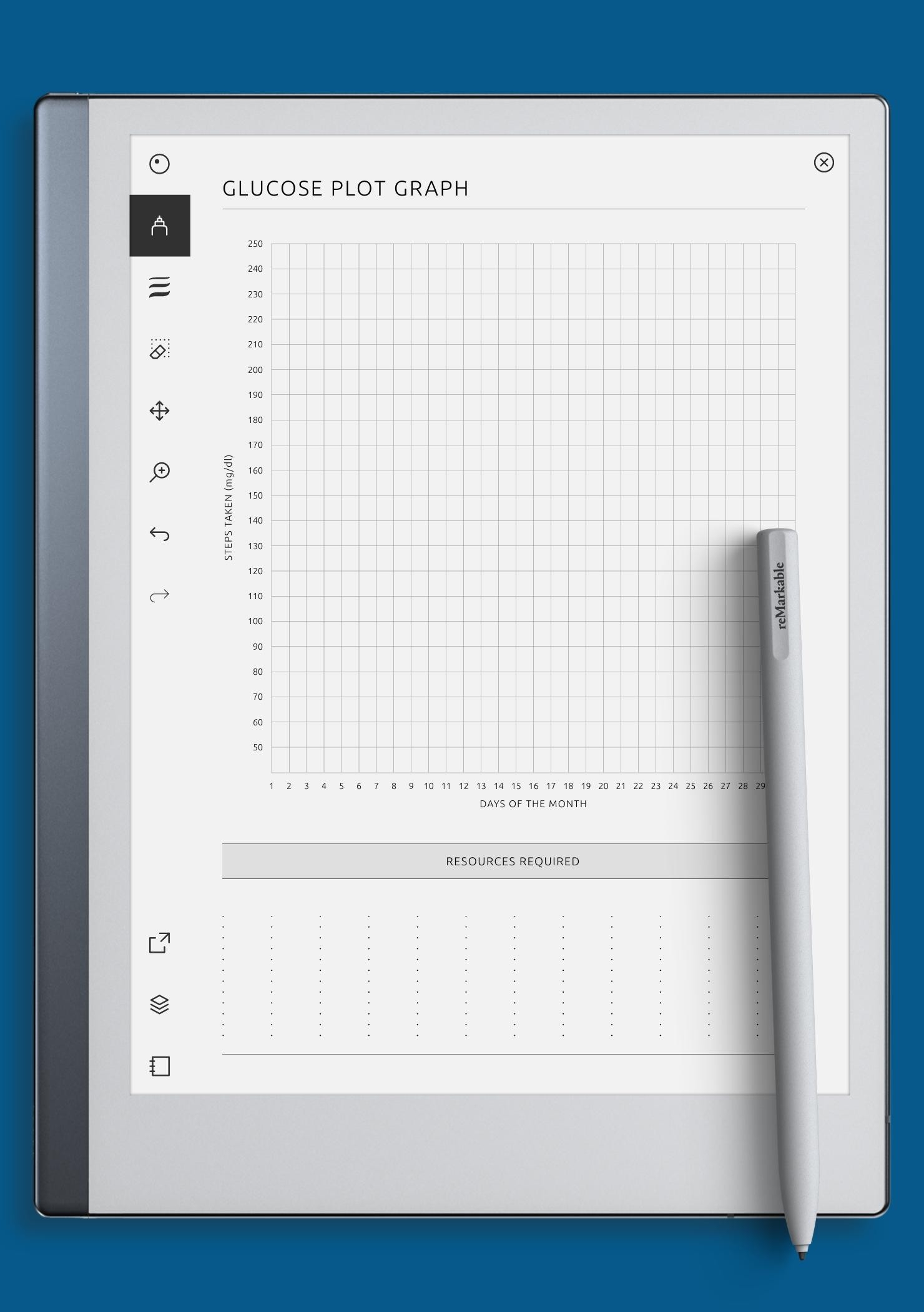 Blank Theis Curve Graph Paper