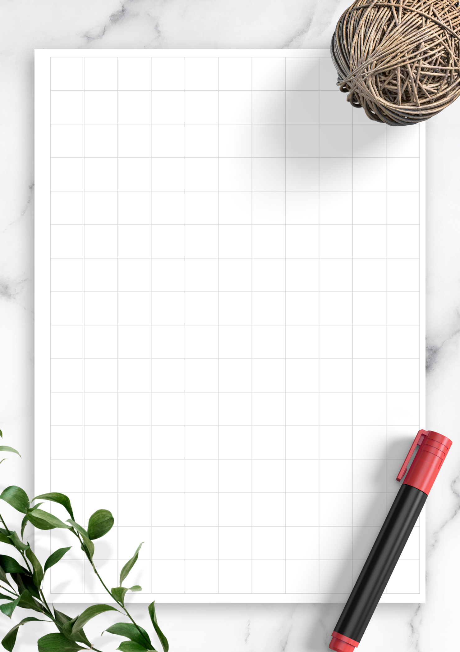 Half Inch Graph Paper Printable