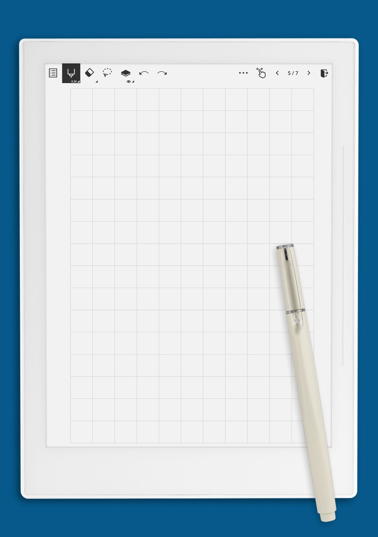 Half Inch Square Graph Paper