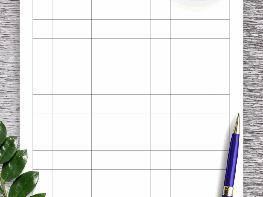 Download Printable Square Grid Wide PDF