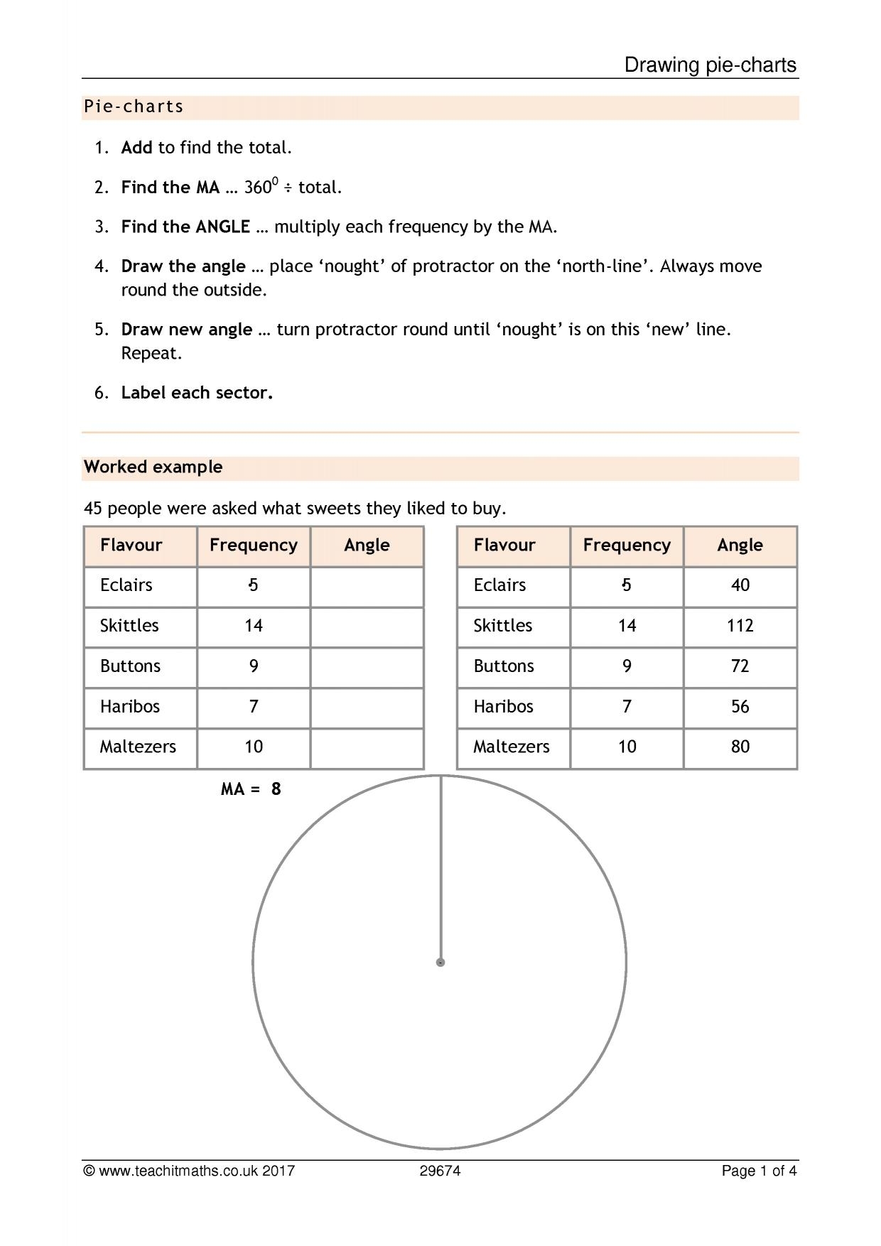 Drawing Circle Graphs Worksheets Drawing Circle Graphs Worksheets