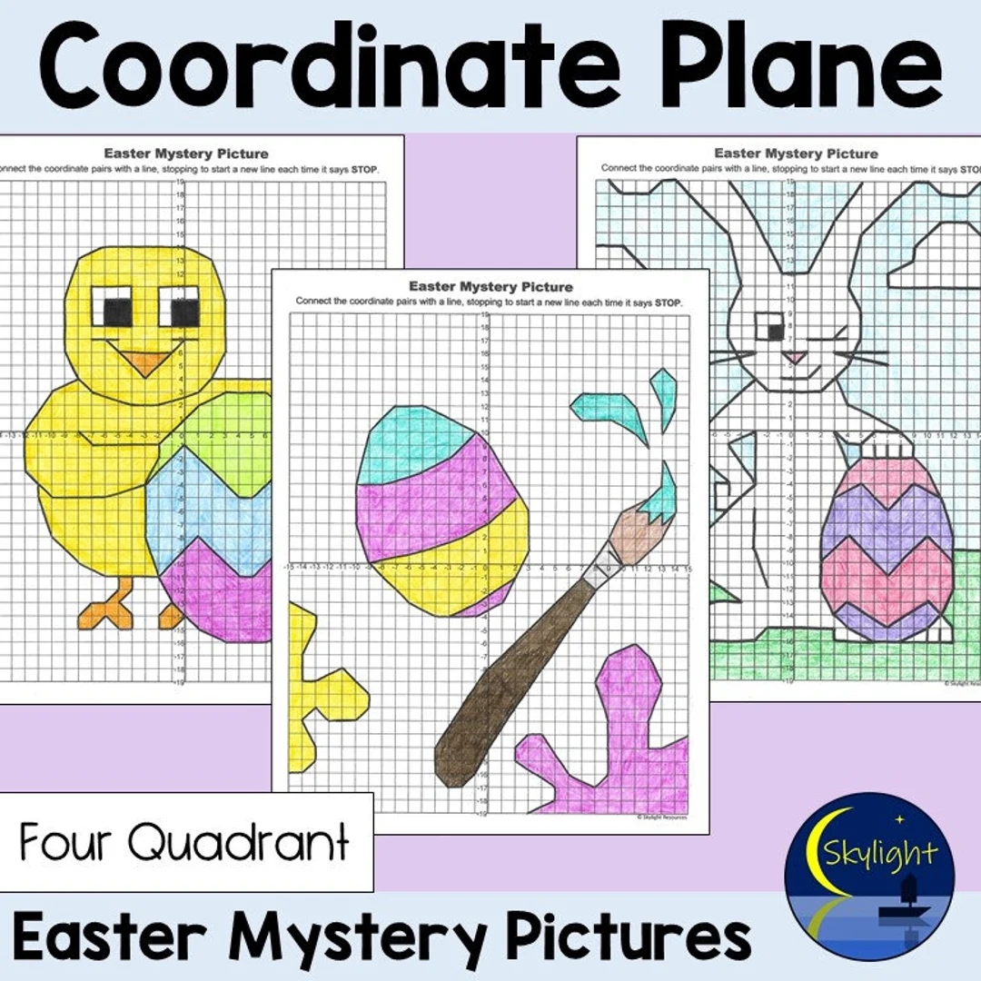 Mystery Picture Coordinate Graphing Worksheet Mystery Picture Coordinate Graphing Worksheet