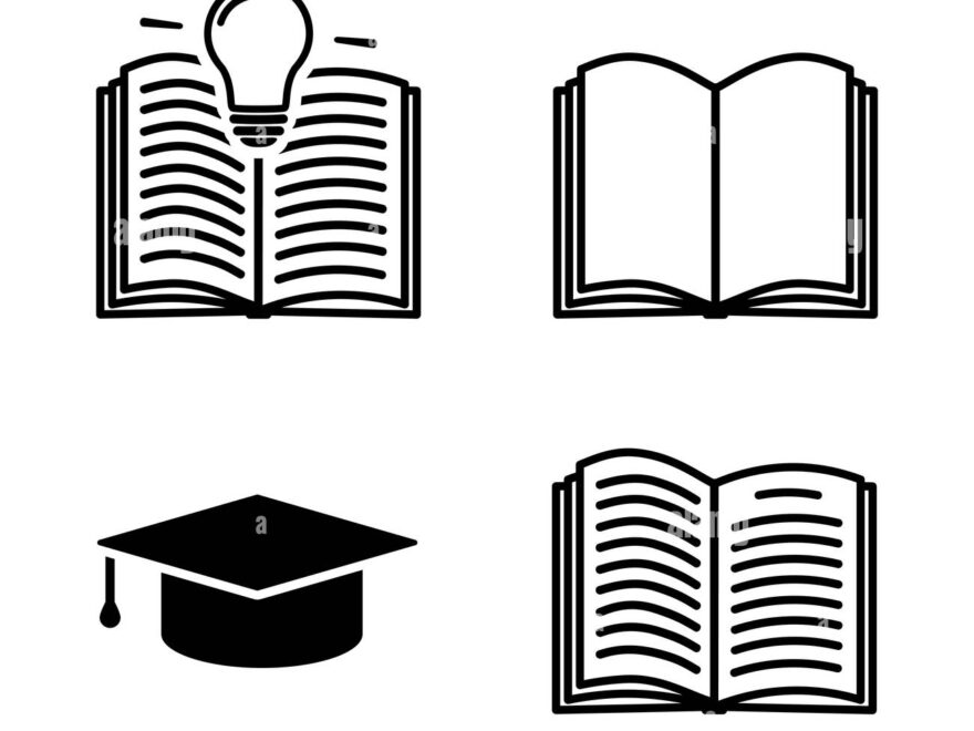 Education Symbols Black And White Stock Photos Images Alamy
