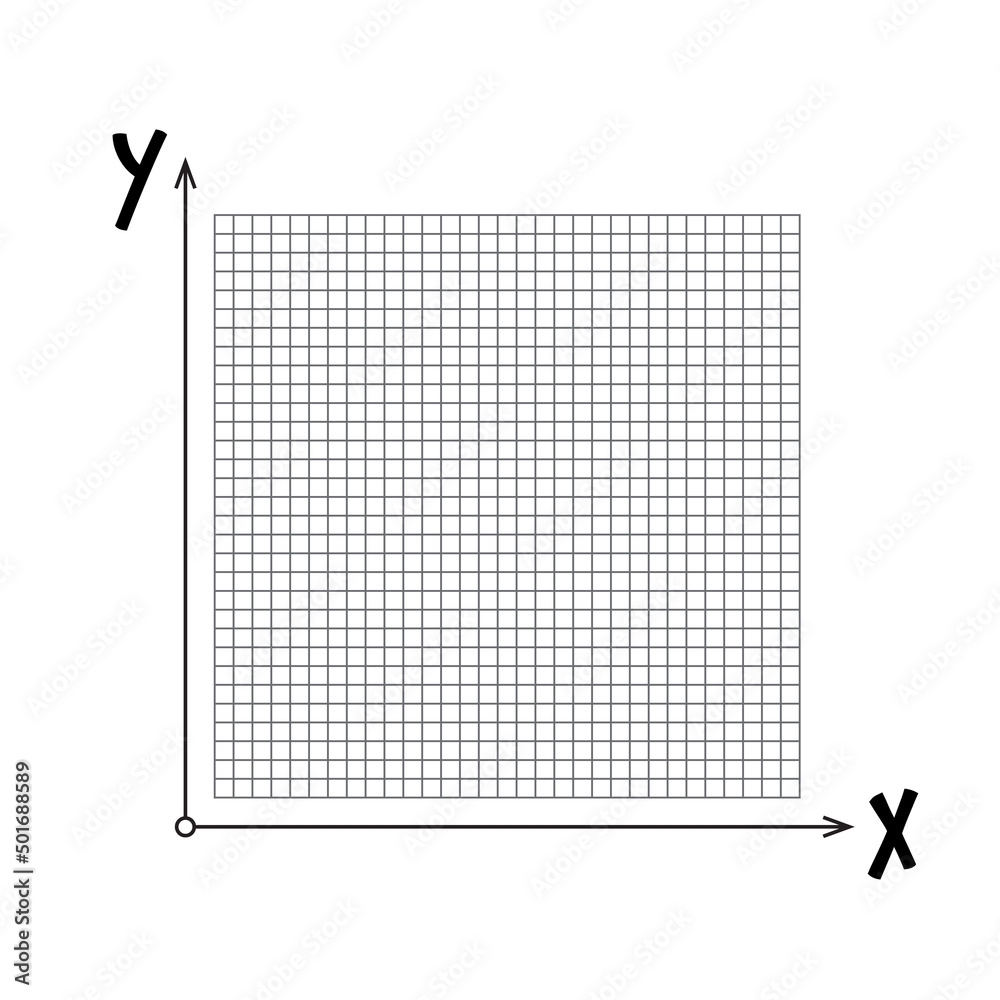 Empty Graph With X And Y Axis And Grid Stock Vector Adobe Stock Empty Graph With X And Y Axis And Grid Stock Vector Adobe Stock
