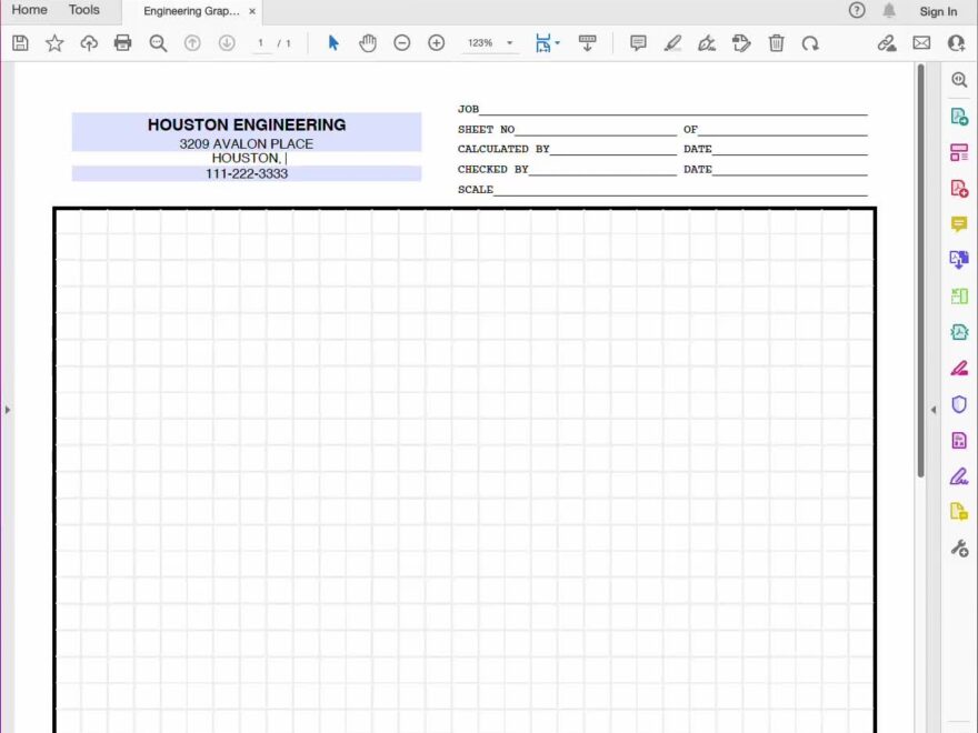 Engineering Graph Paper Engineering Computation Paper Business Graph Paper Etsy