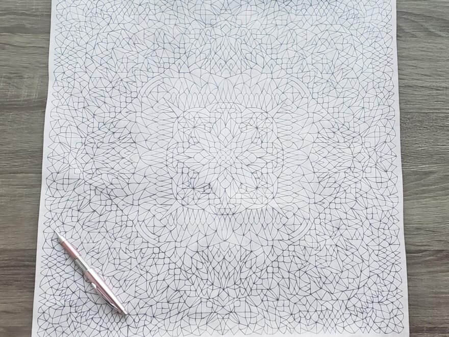 Ever Since I Was Very Young I ve Had This Sort Of Strange Hobby Of Drawing Geometric Patterns On Graph Paper I Just Finished One Of My Largest Ones Yet R GeometryIsNeat
