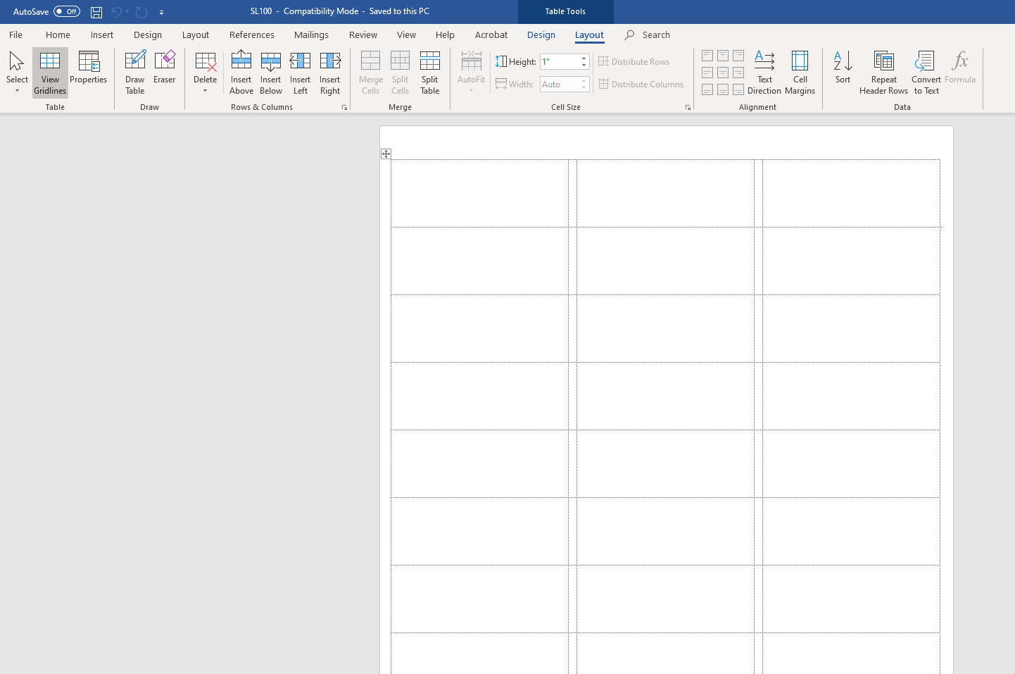 FAQ Turning On Microsoft Word Gridlines SheetLabels FAQ Turning On Microsoft Word Gridlines SheetLabels