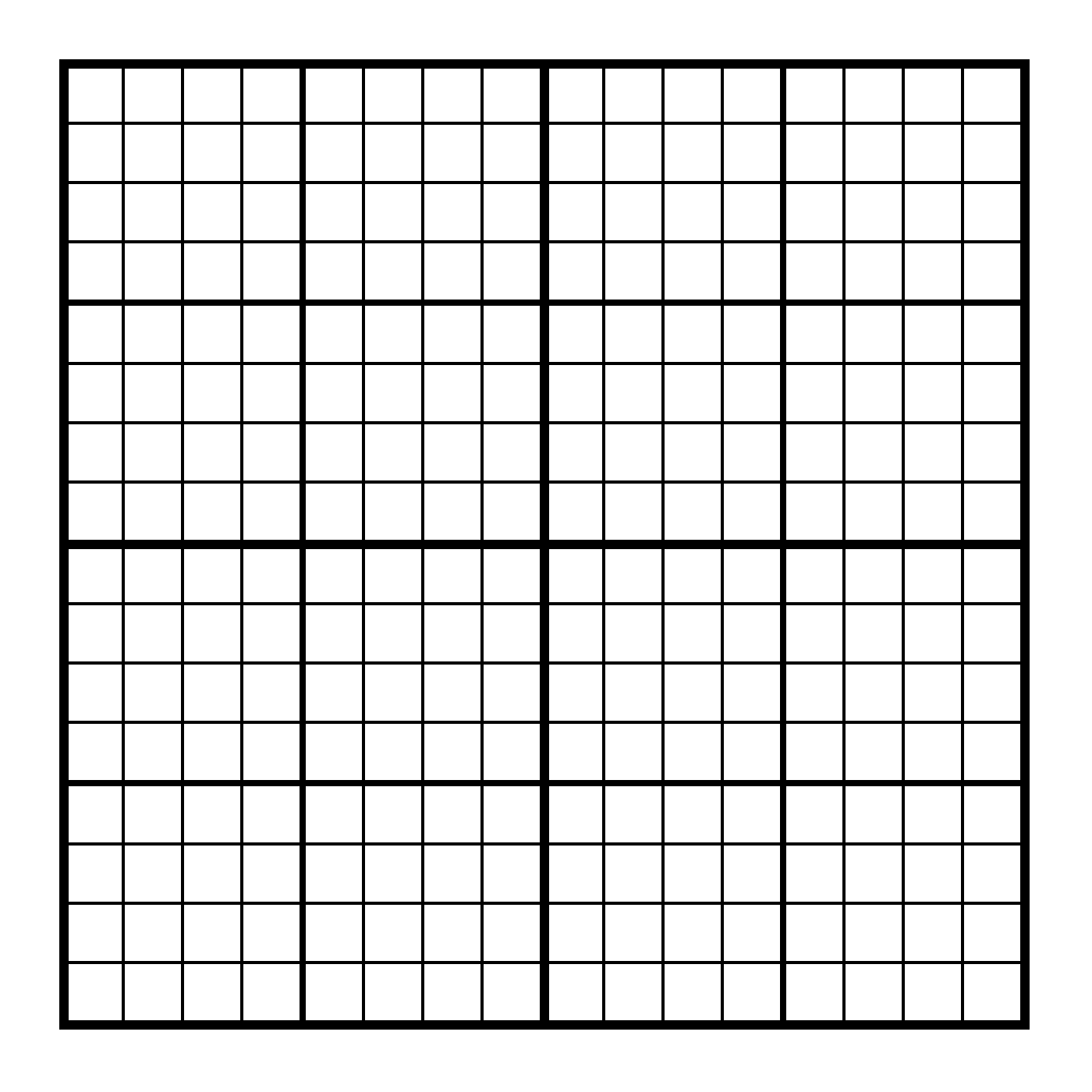 Free Graph Paper Printable 16 Squares