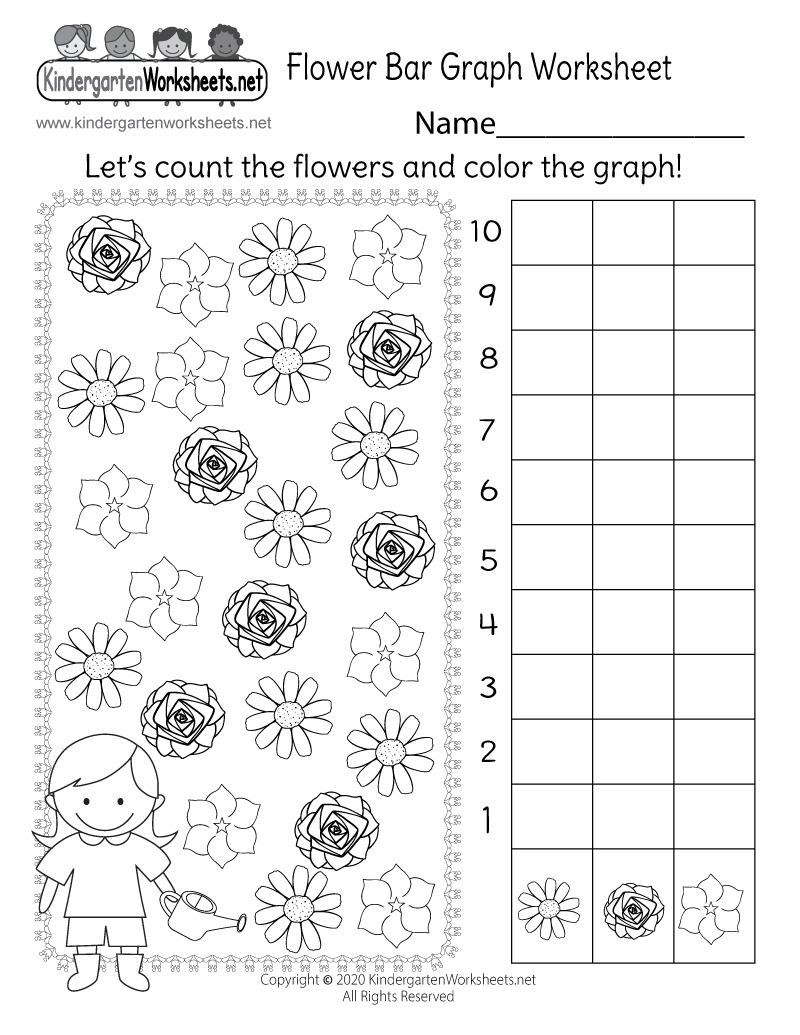 Flower Bar Graph Worksheet Free Printable Digital PDF Flower Bar Graph Worksheet Free Printable Digital PDF