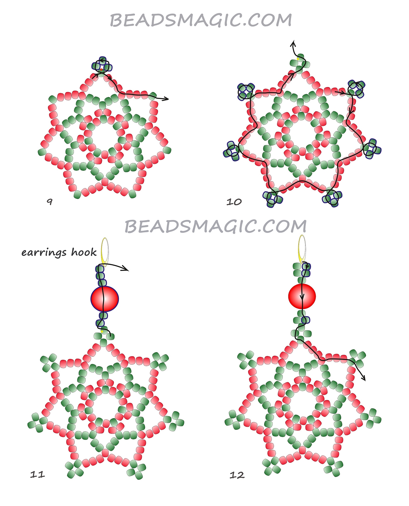 Double Peyote Graph Paper Printable