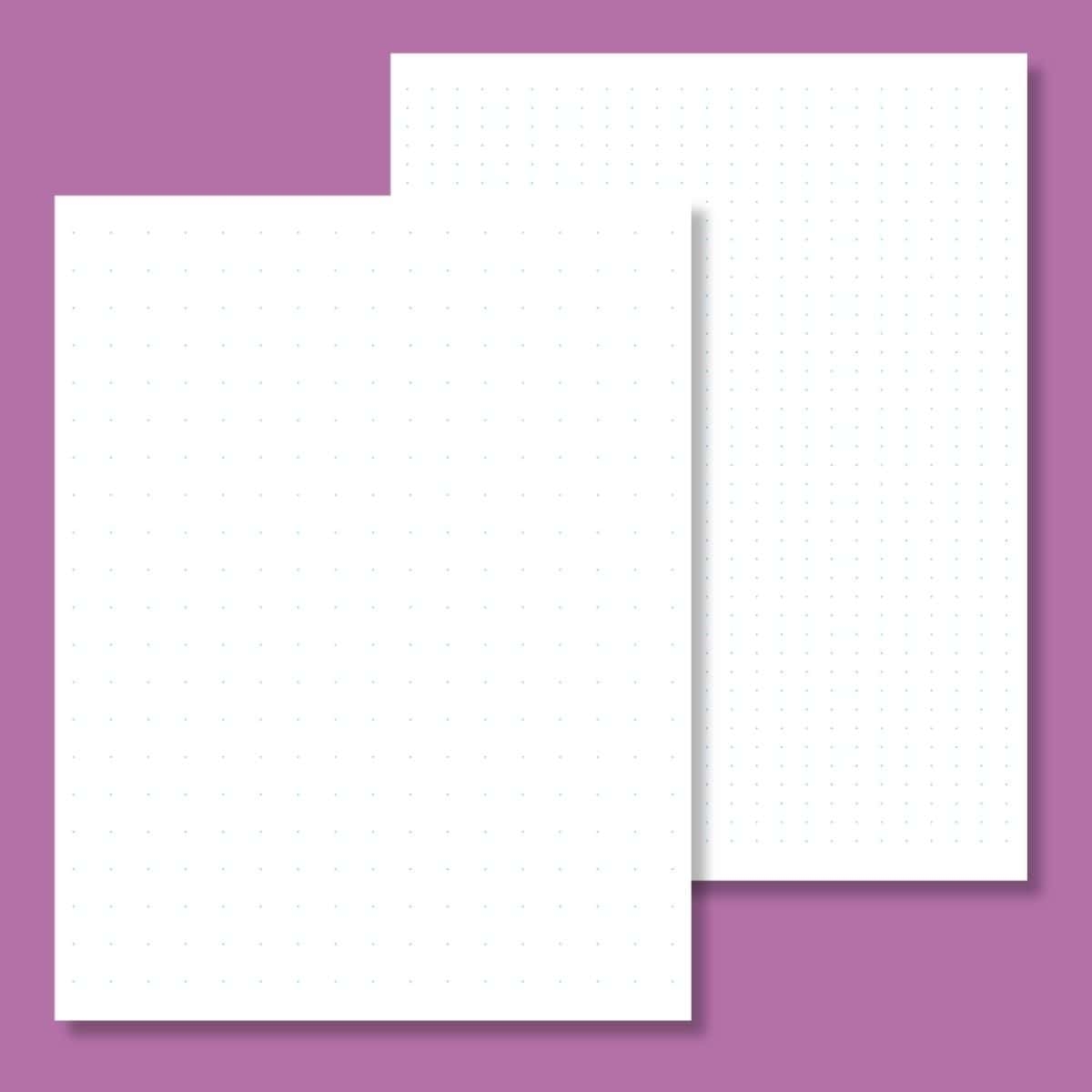 Number Graph Paper Template