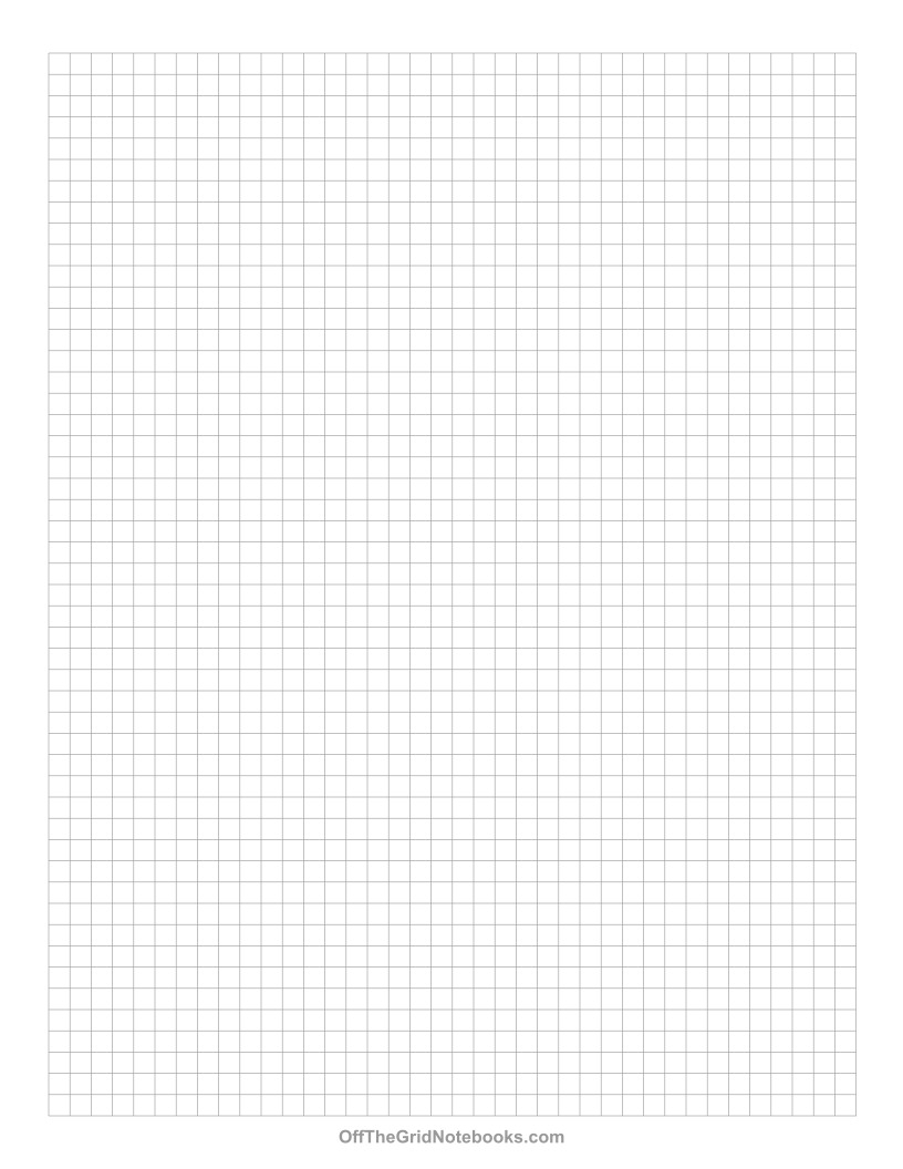 Free Graph Paper Off The Grid Notebooks