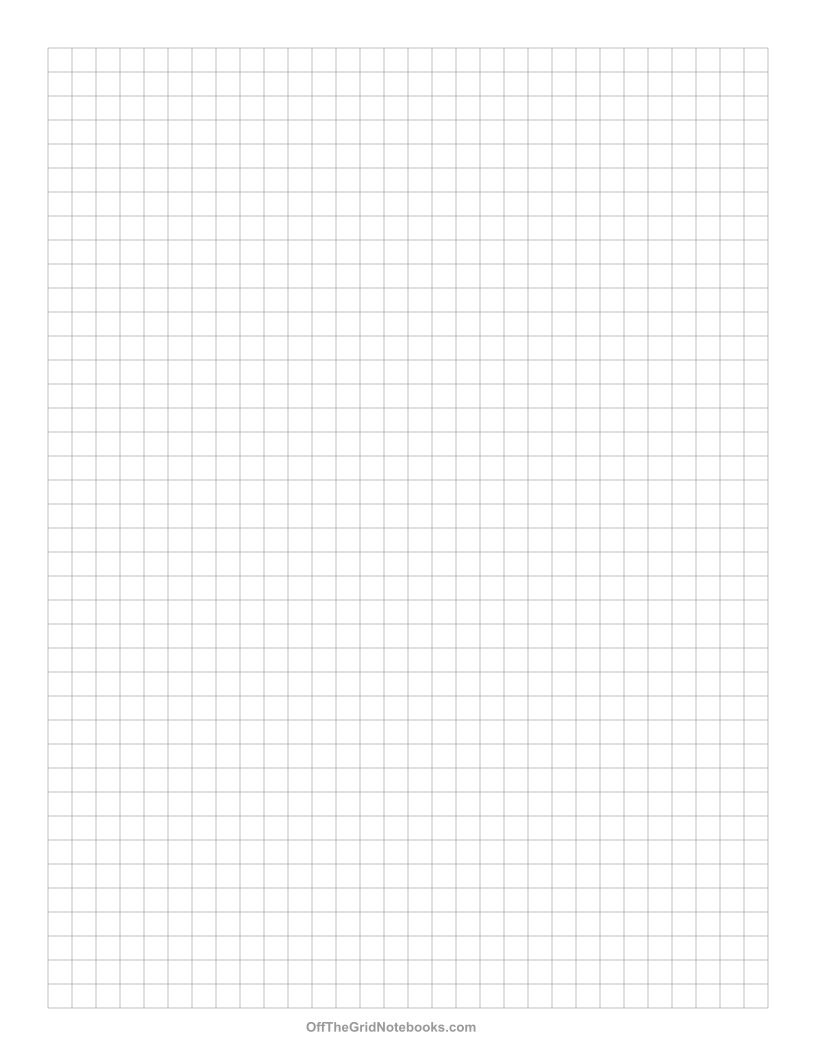 Free Graph Paper Off The Grid Notebooks