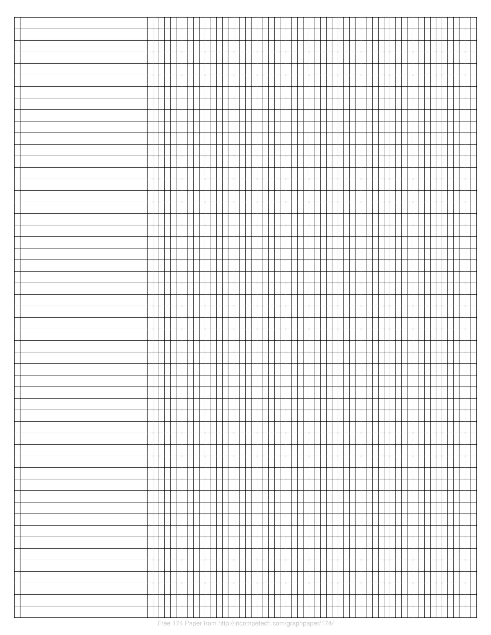 Large Box Graph Paper