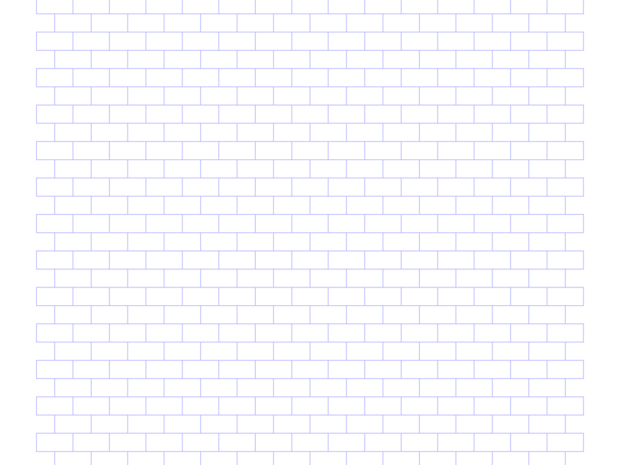Free Online Graph Paper Brick Layout