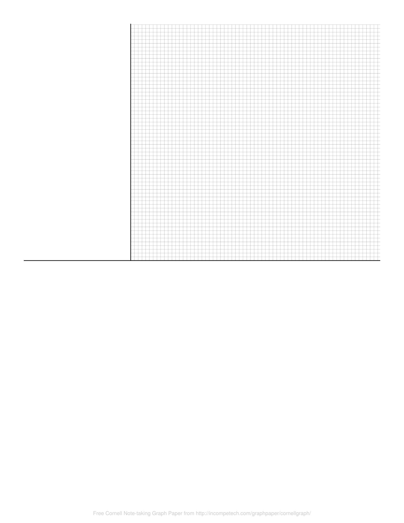 Free Online Graph Paper Cornell Note taking Graph