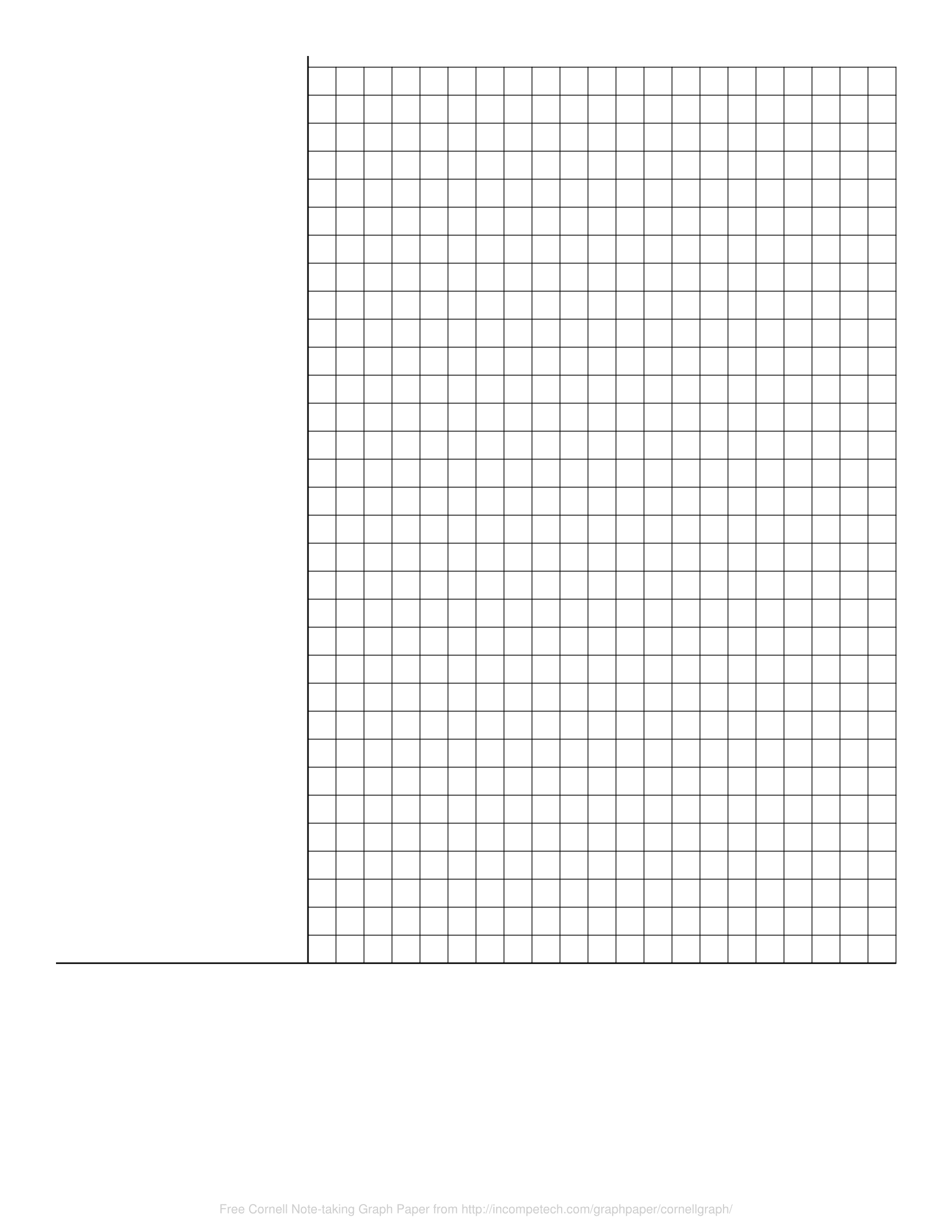 Free Online Graph Paper Cornell Note taking Graph