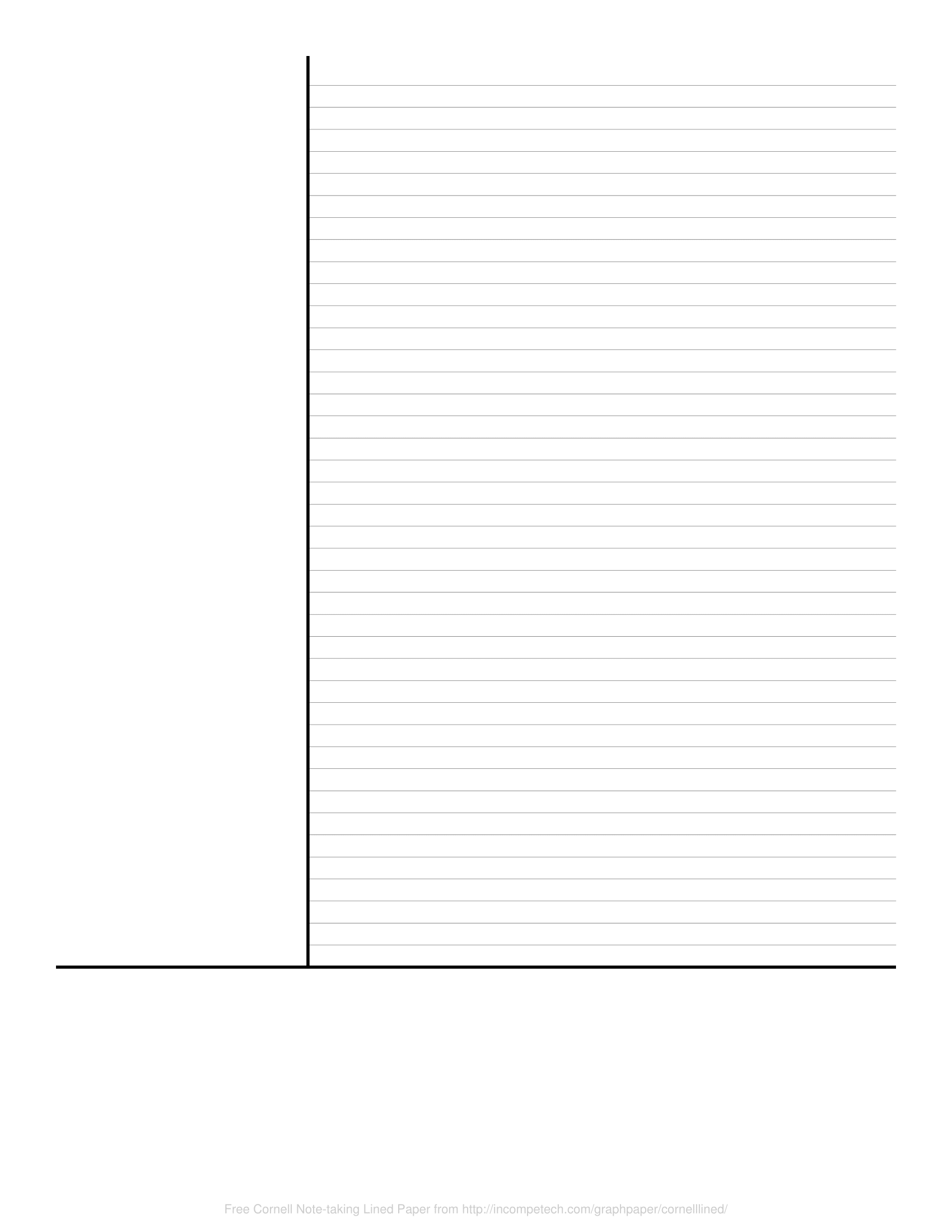Lined Graph Paper Printable