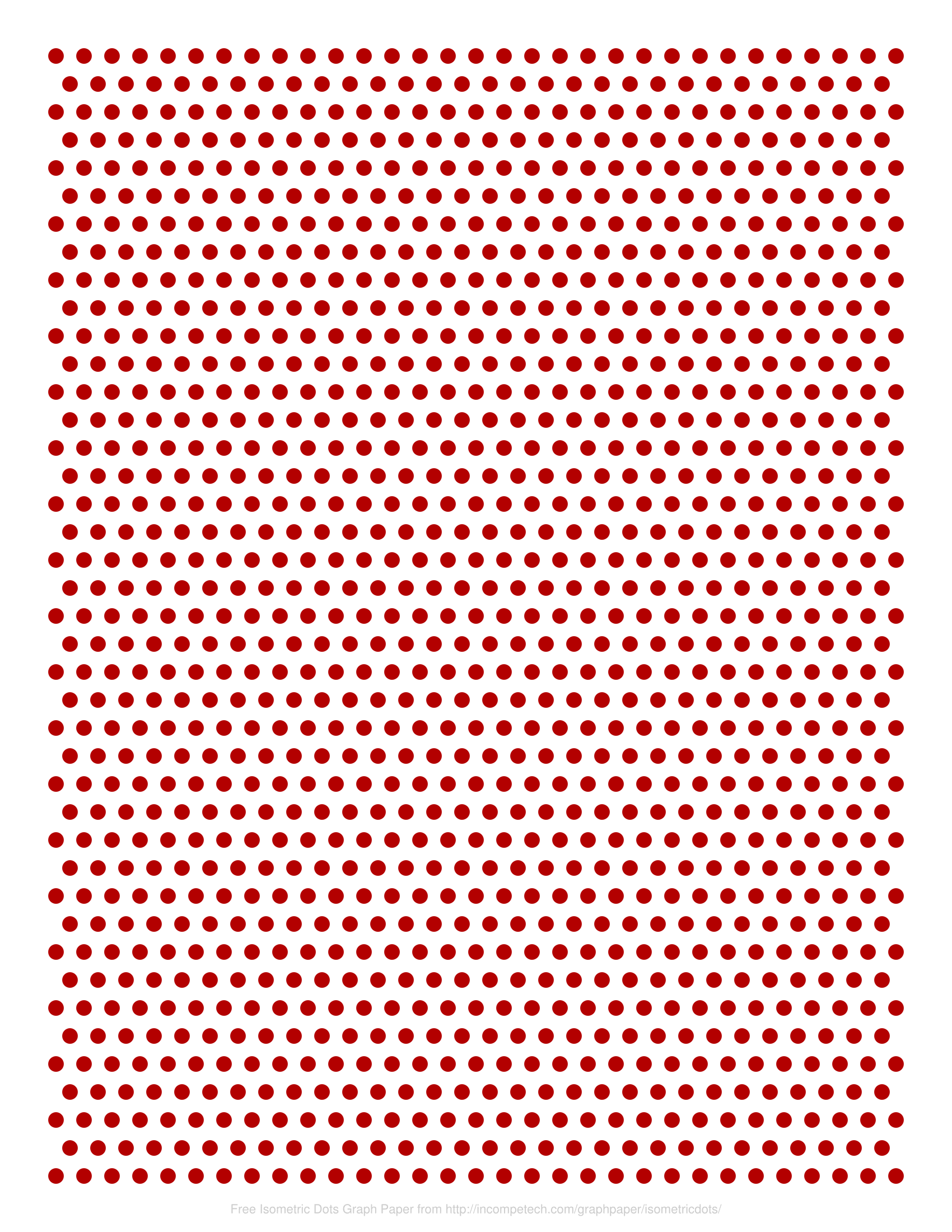 Free Online Graph Paper Isometric Dots