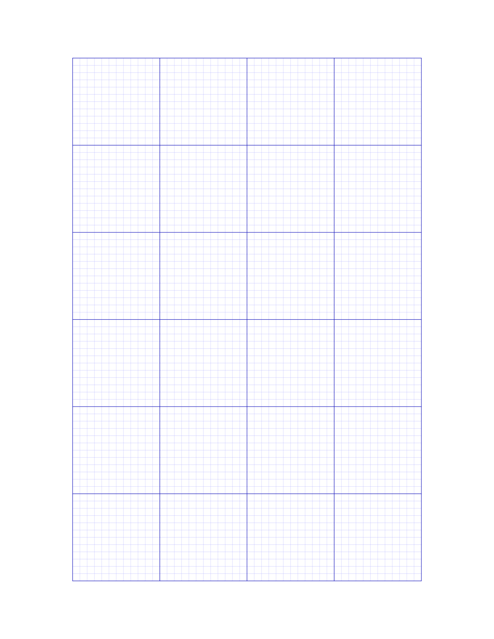 Printable Graph Paper 4 Lines Per Inch