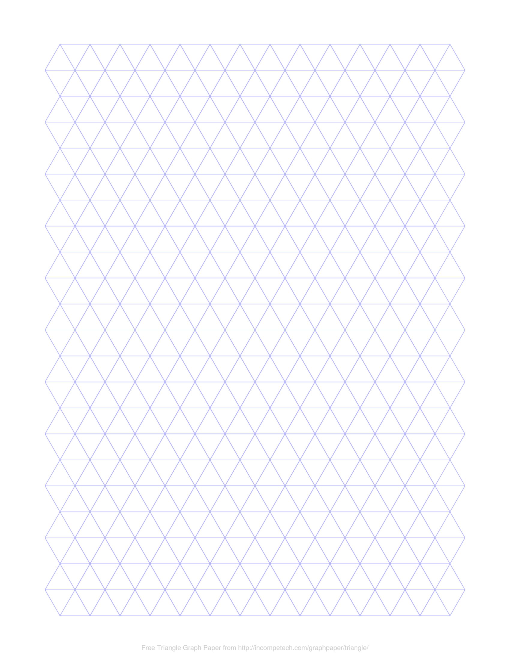 Free Online Graph Paper Triangle
