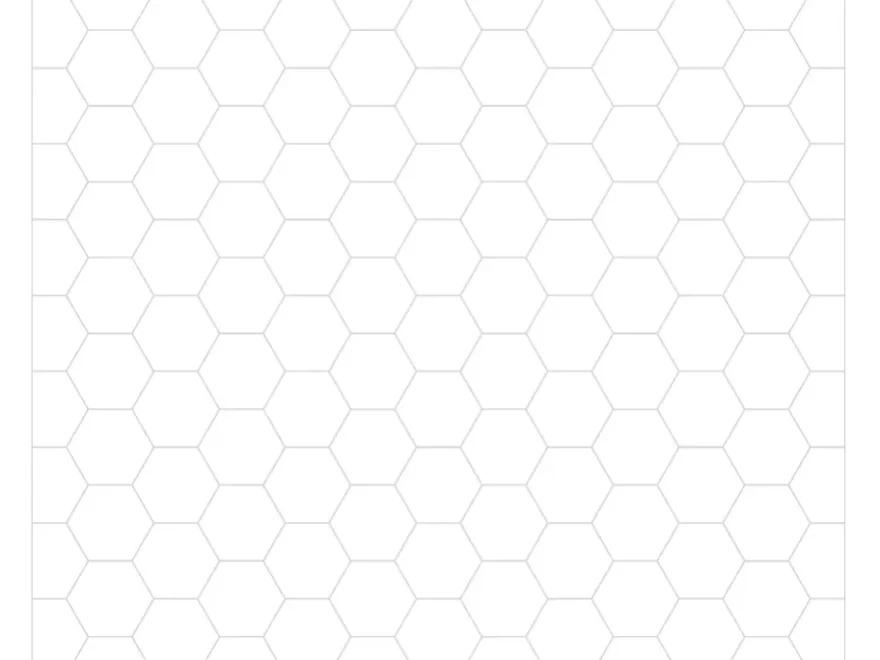 Free Printable 1 2 Hexagonal Graph Paper Download And Print PDF