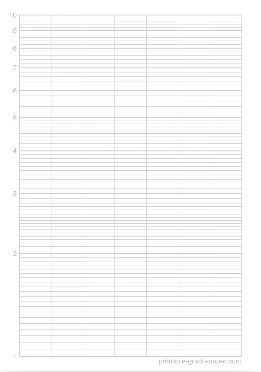Free Printable 1 2 Logarithmic Graph Paper Download And Print PDF
