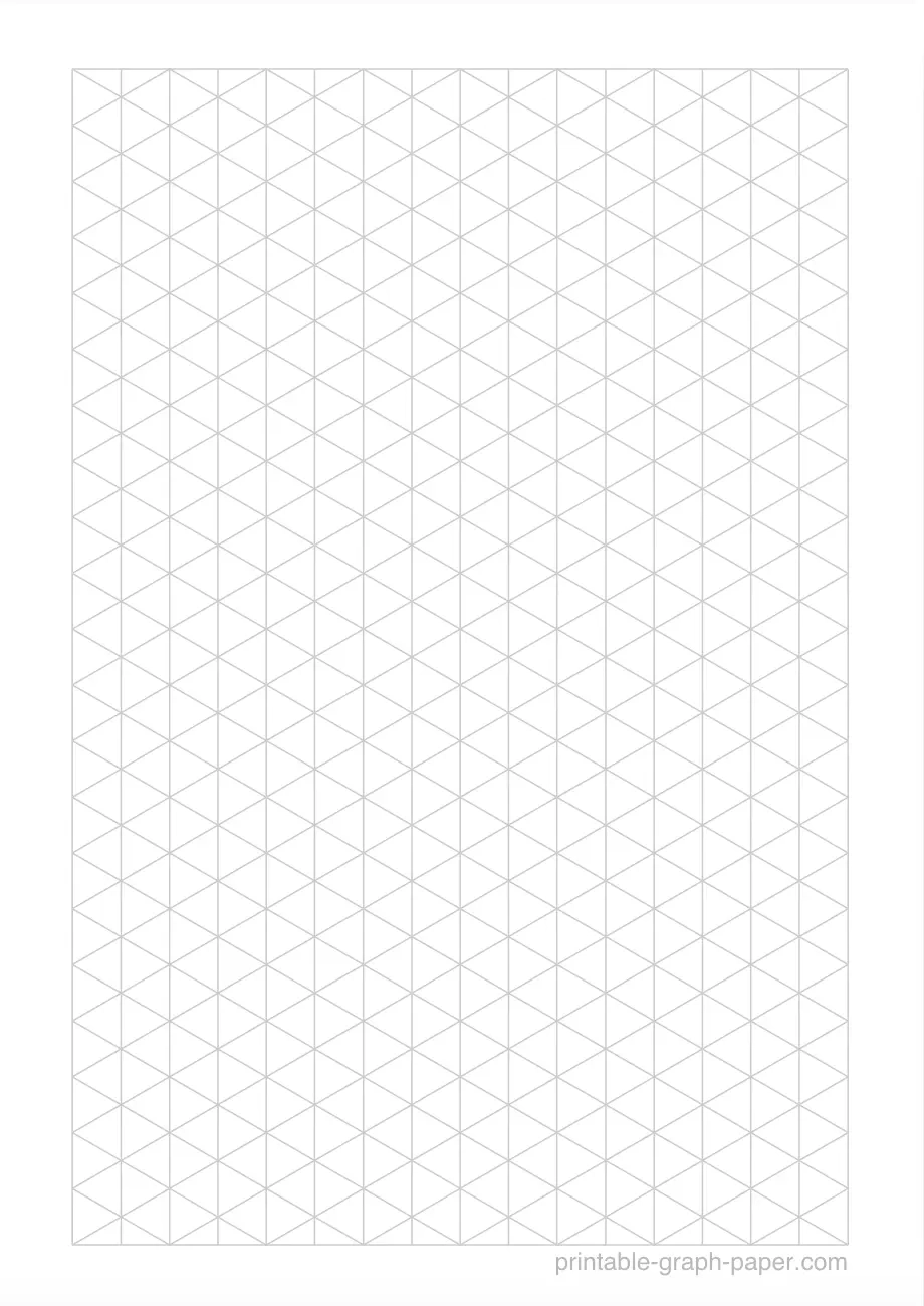 Free Printable 1 4 Isometric Graph Paper Download And Print PDF