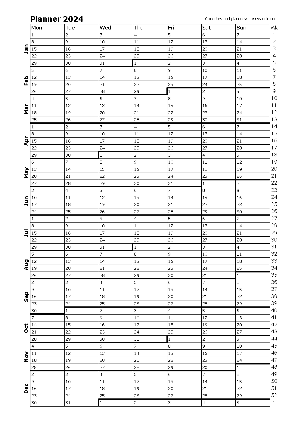 Free Printable Calendars And Planners For 2024 And Past Years Free Printable Calendars And Planners For 2024 And Past Years