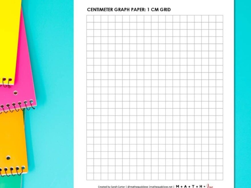 Free Printable Centimeter Graph Paper 1 Cm Grid PDF
