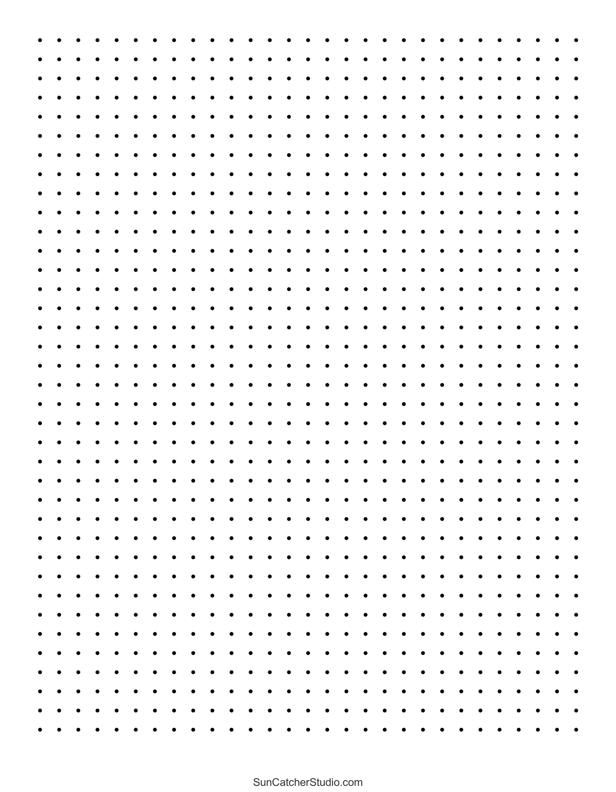 Free Printable Dot Paper Dotted Grid Sheets PDF PNG Free Printables Monograms Design Tools Patterns DIY Projects