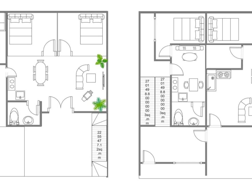 Free Simple Two Story House Plans