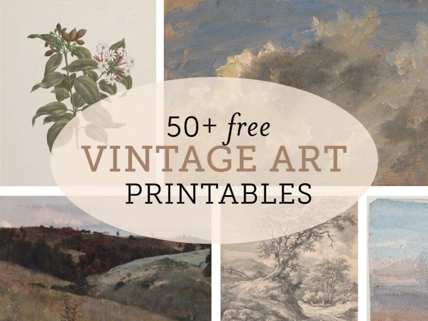 Free Vintage Printable Art Sources Jenna Sue Design