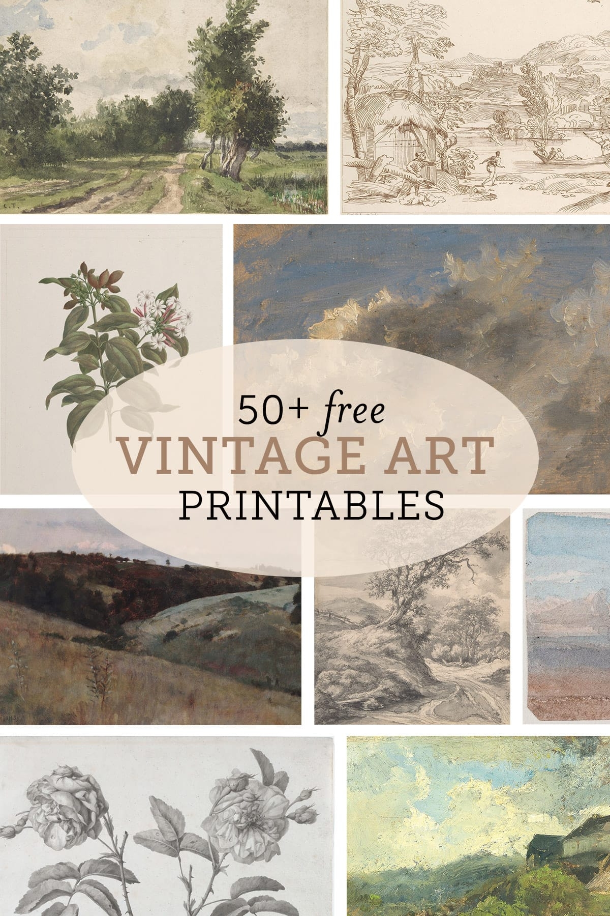Free Vintage Printable Art Sources Jenna Sue Design