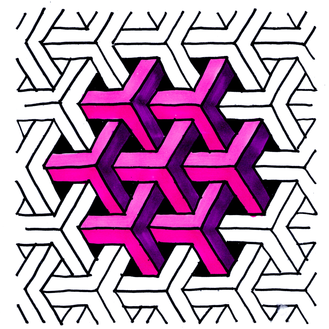 Colouring Graph Paper Art Ideas