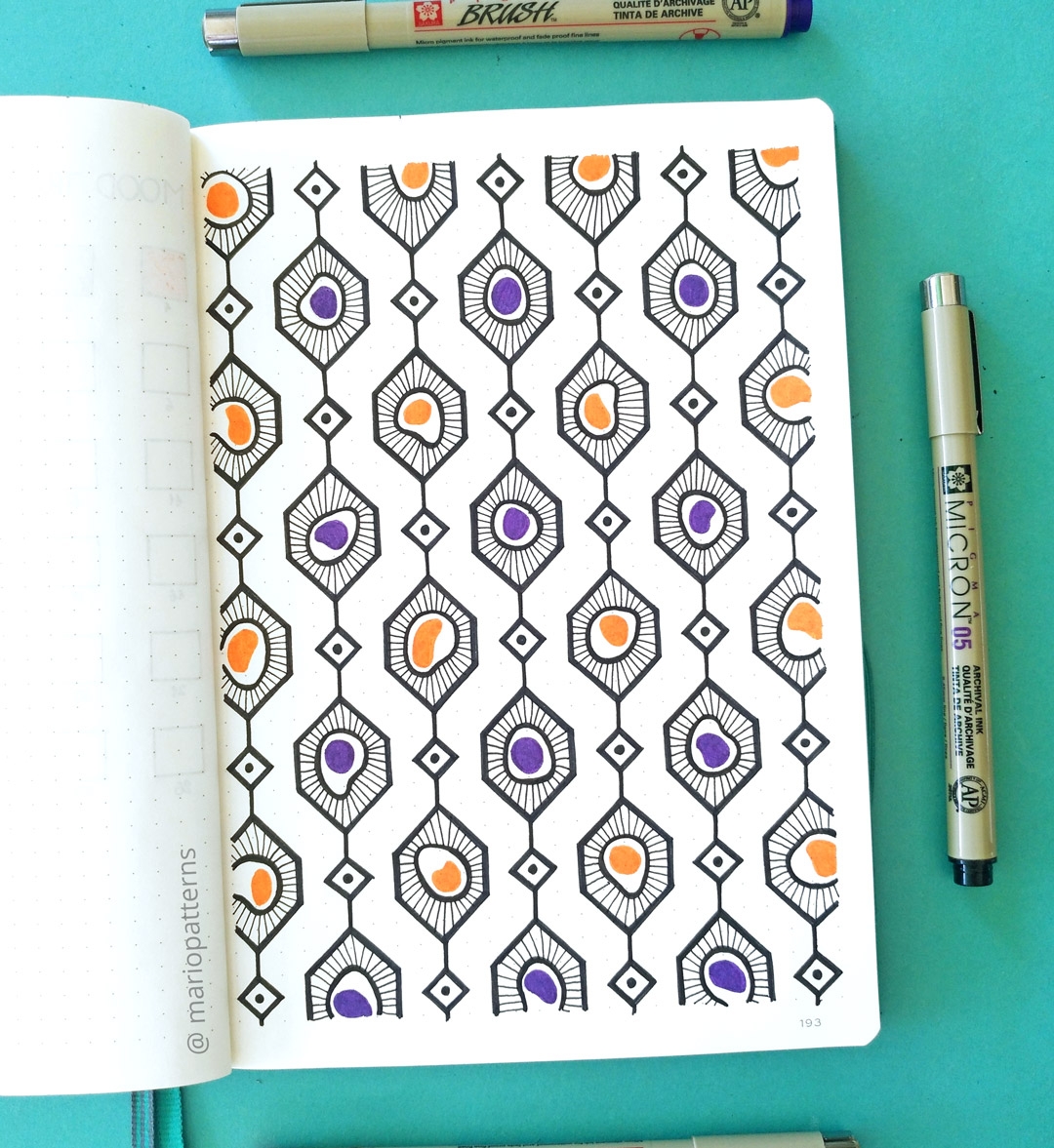 Geometric Cells Pattern Step By Step Tutorial Mario Patterns Geometric Cells Pattern Step By Step Tutorial Mario Patterns