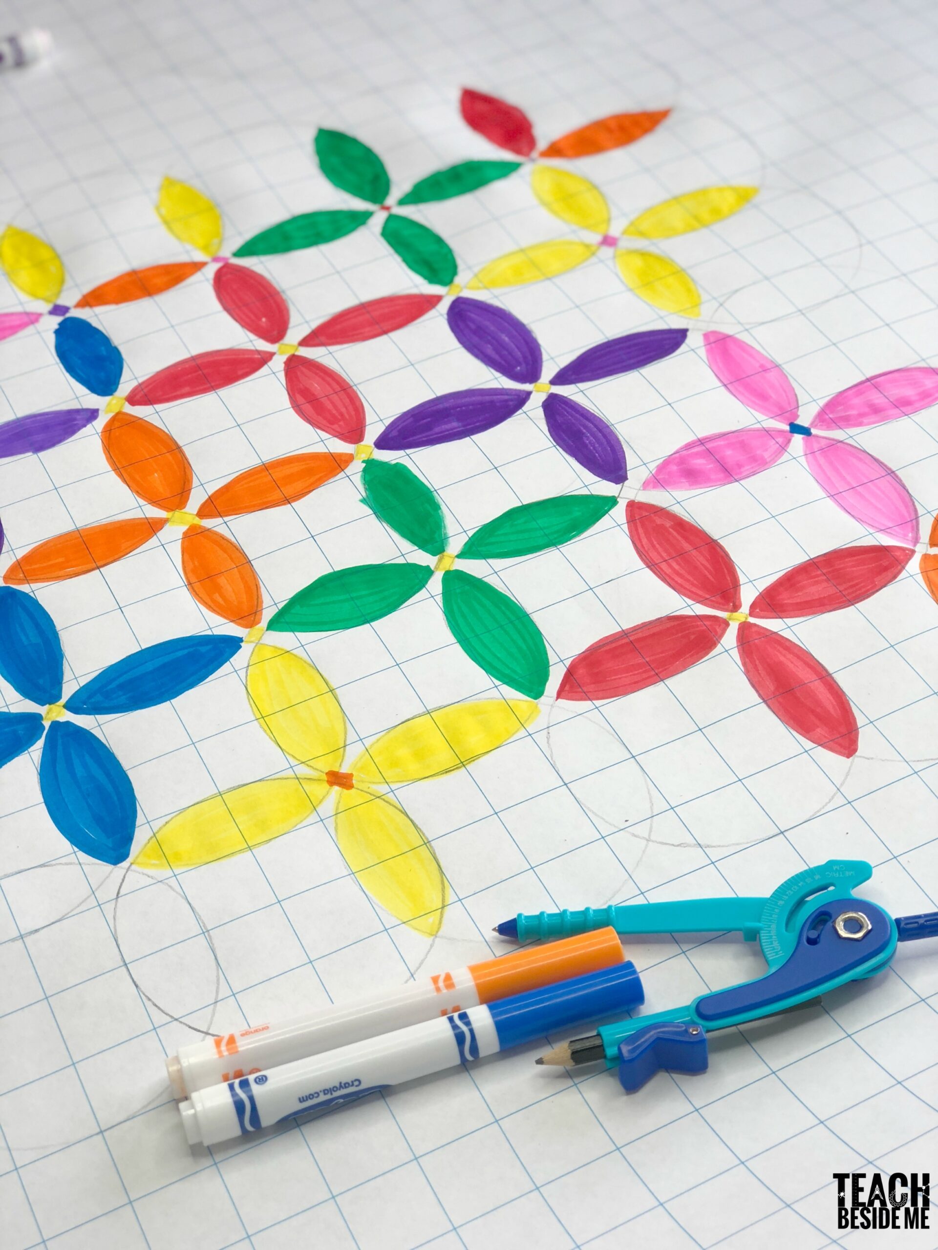 Geometric Math Art With Circles Teach Beside Me