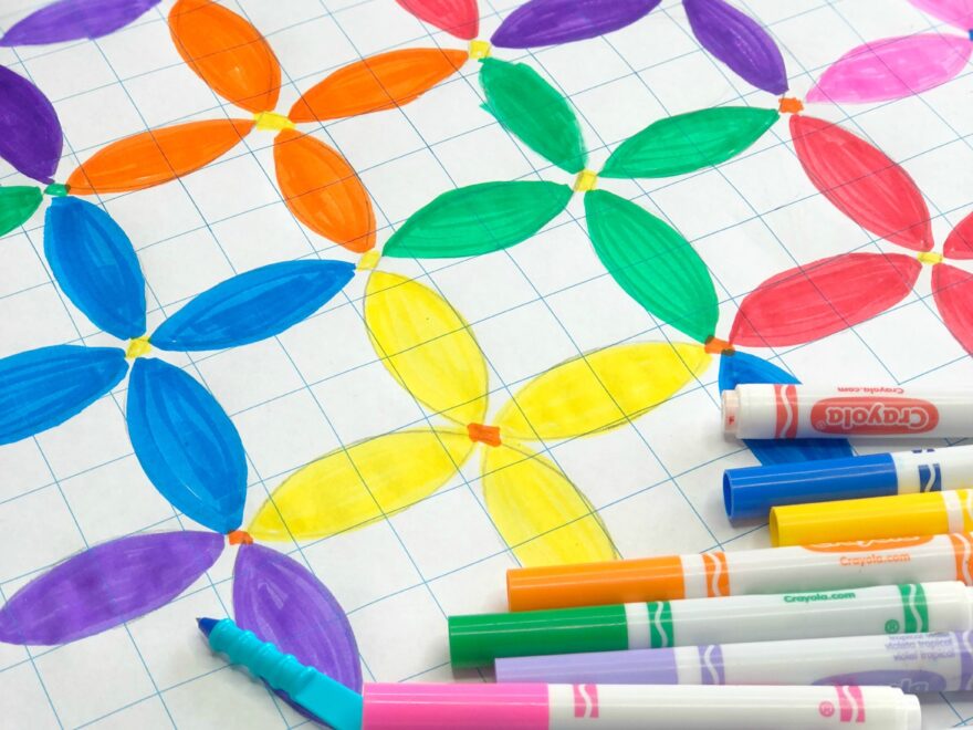 Geometric Math Art With Circles Teach Beside Me